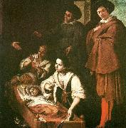 Francisco de Zurbaran birth of st. pedro nolasco Germany oil painting artist